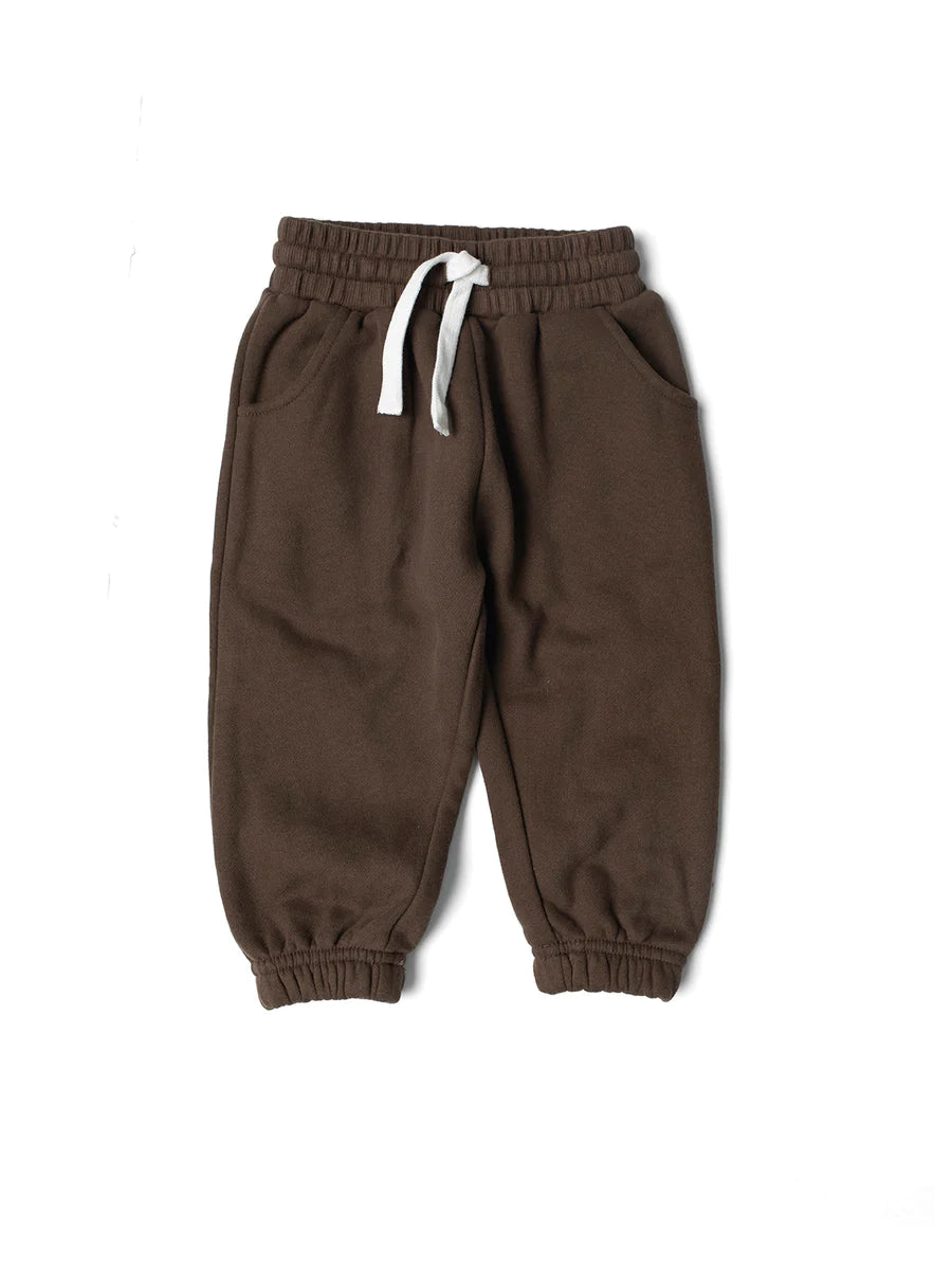 little bipsy elevated sweatpant in cocoa