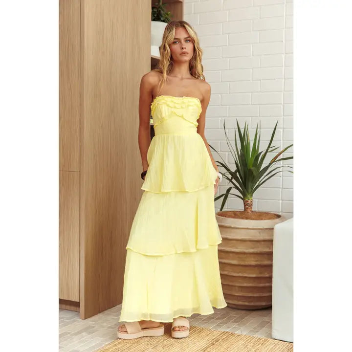VIP Girlie Knit Maxi Dress Sugar And Sweets