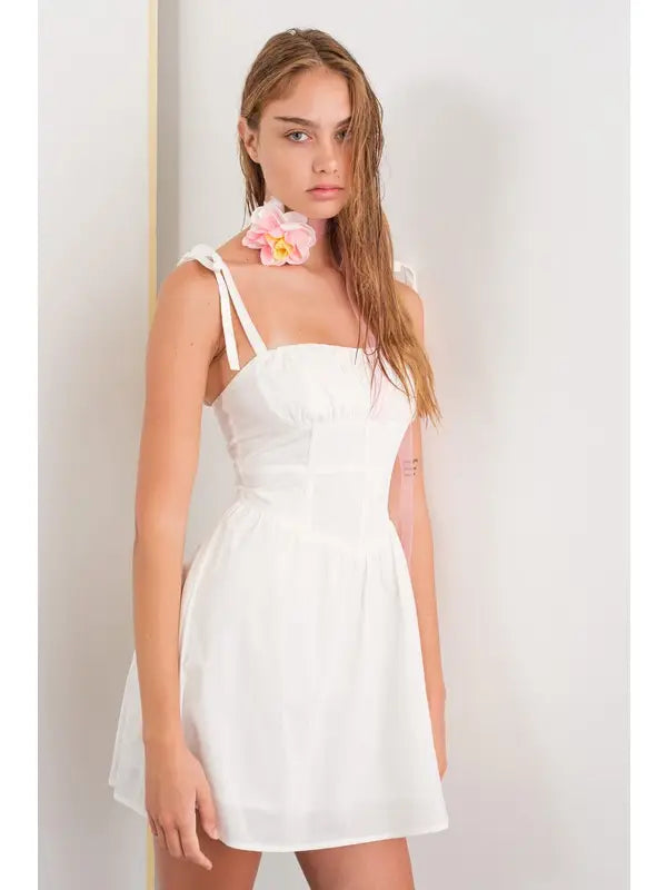 short floral dresses with sleeves Women's Shorts Sleeve Belted Floral Shirt Dress | Soft White Combo