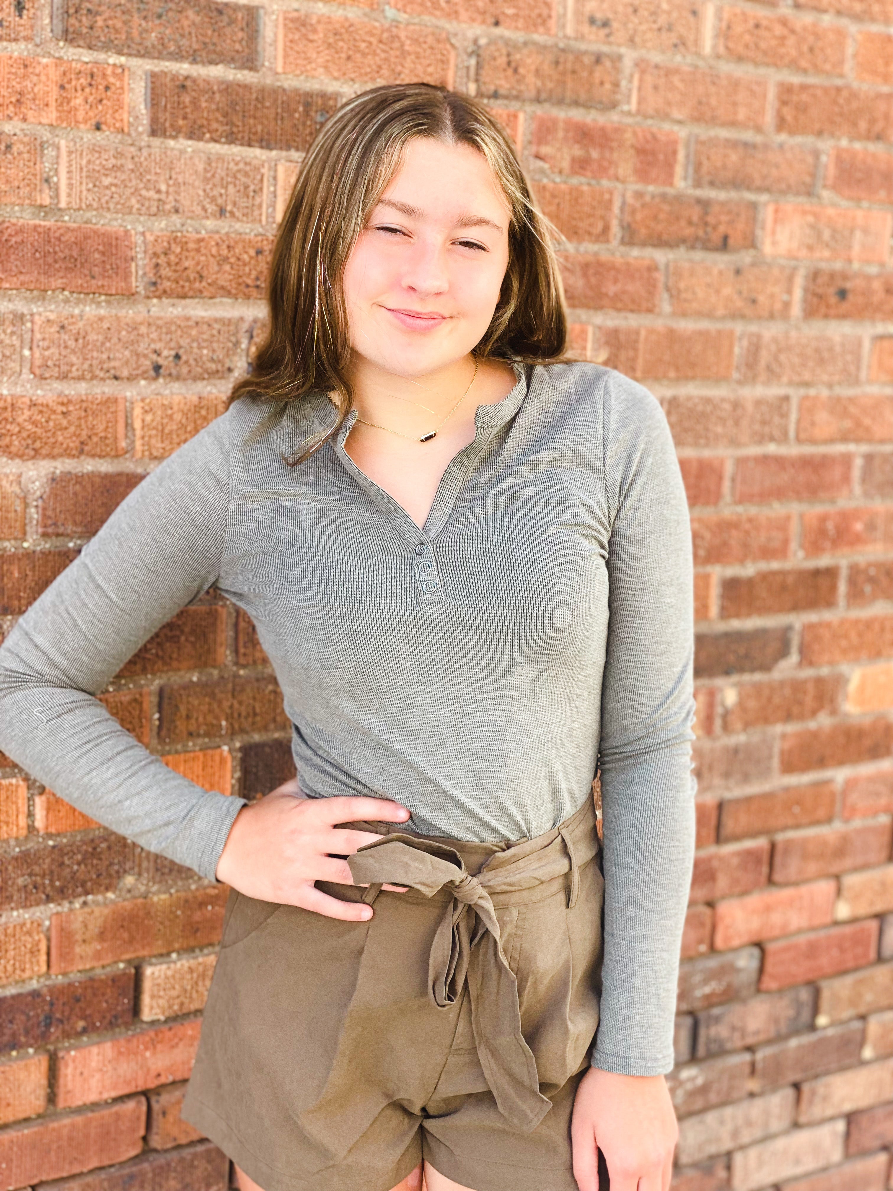 cozy times henley top SugarNSpice Children's and Tween + Lily Zita