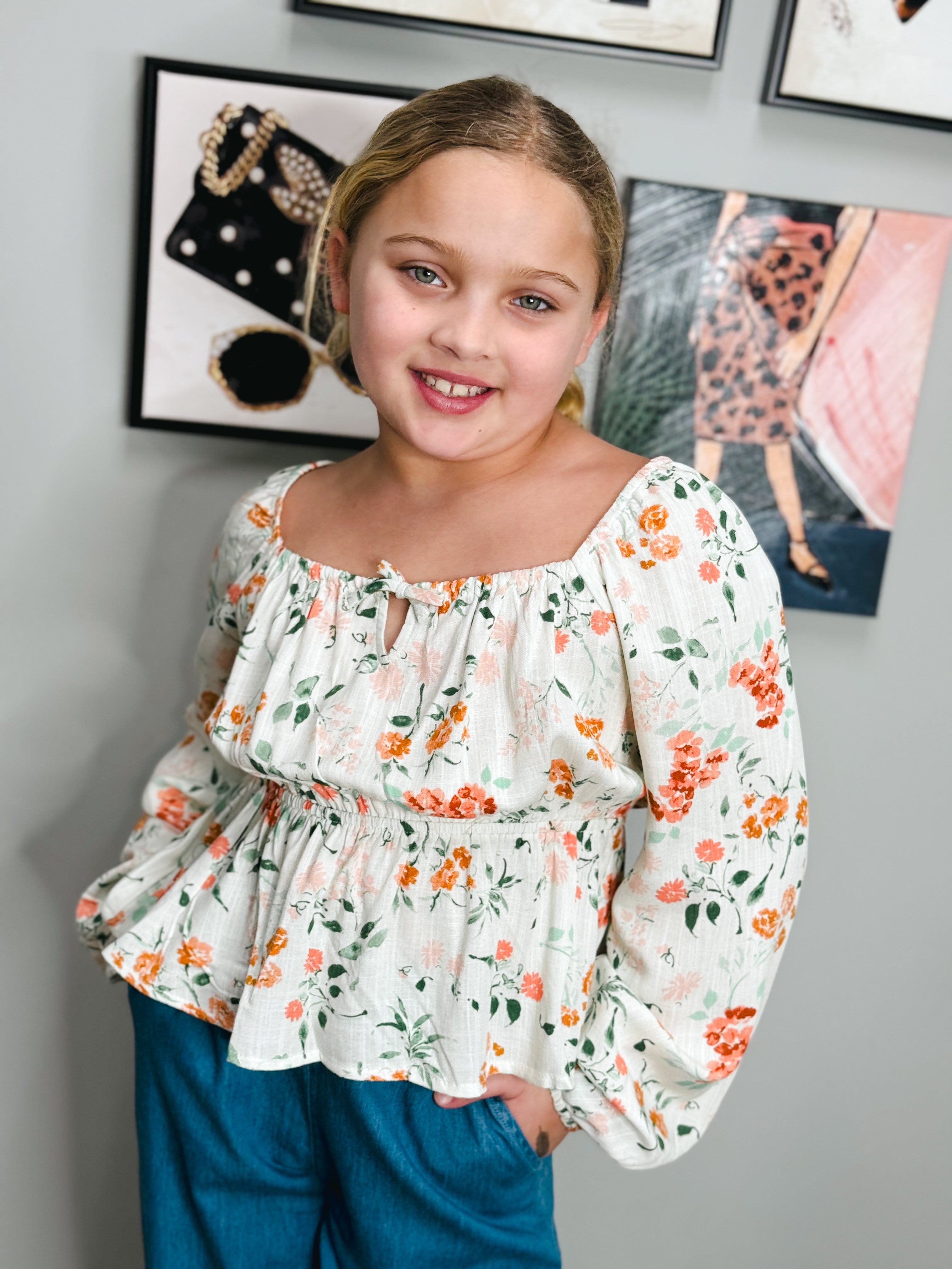 tween bloom brigade peplum top SugarNSpice Children's and Tween