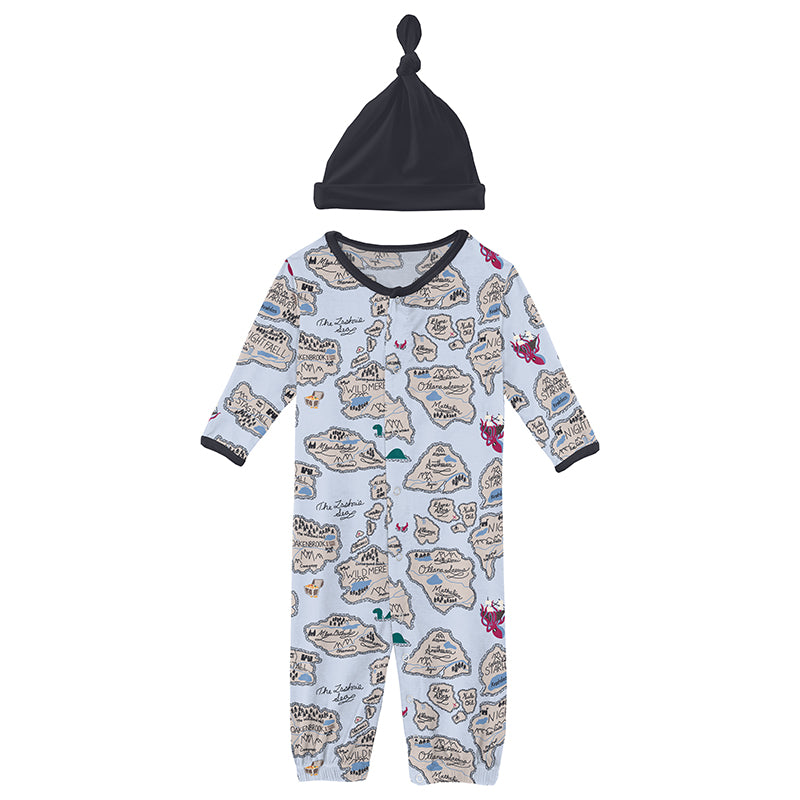 dew pirate convertible sleepgown with hat