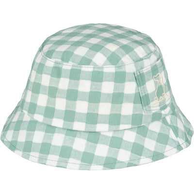 green/white checker fisherman hat