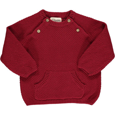 morrison red baby sweater