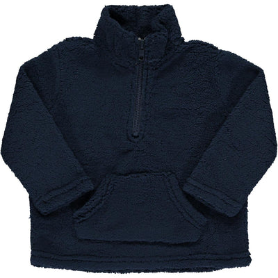 navy picchu baby sweater