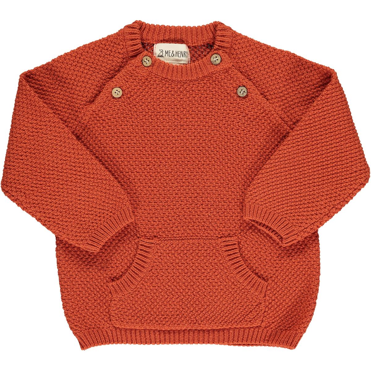 morrison rust baby sweater