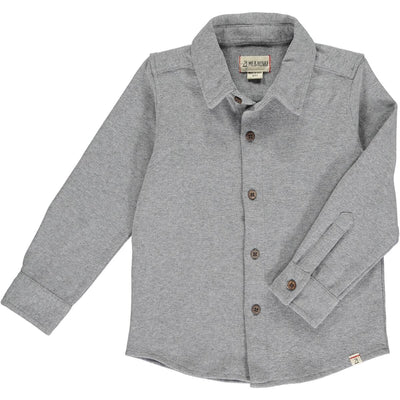 columbia grey knit jersey shirt
