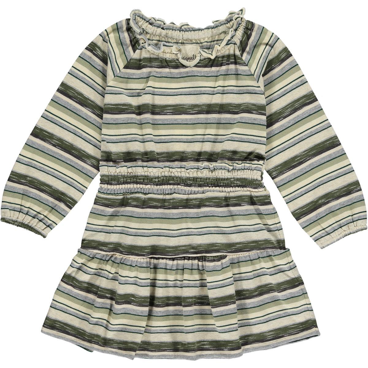 willow green stripe dress