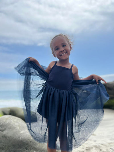 kaia navy tutu dress