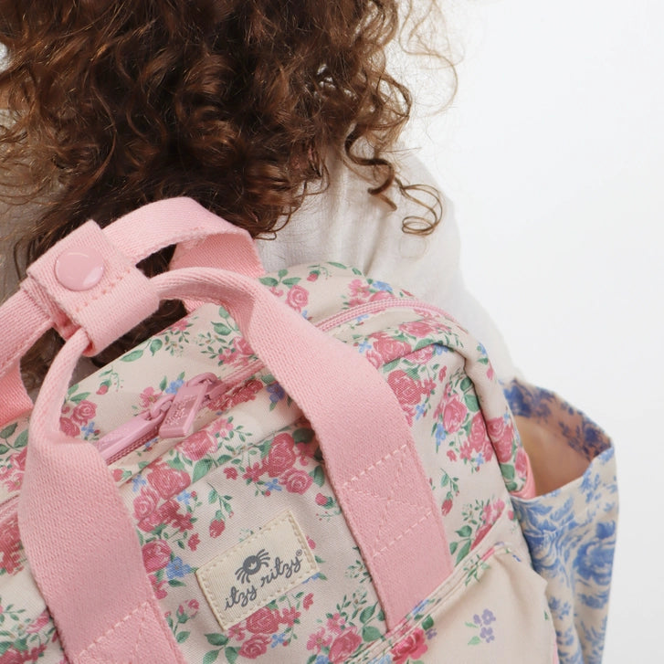 Itzy Bitzy ribbons and roses toddler backpack