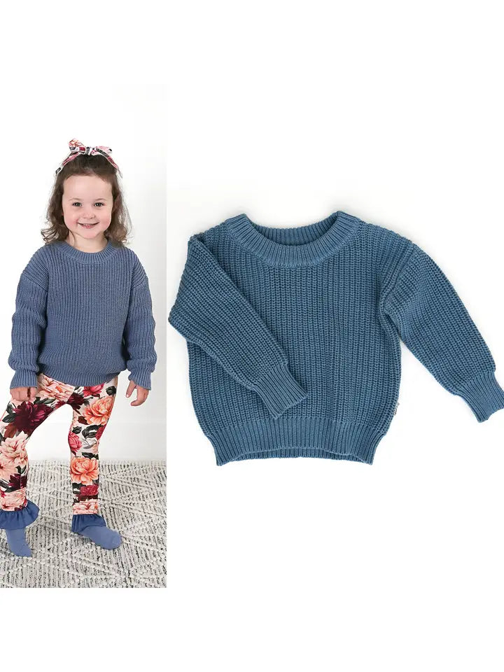 gigi and max slate sweater