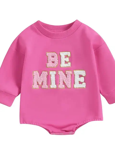 be mine sweatshirt onesie