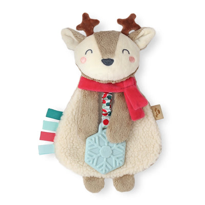 holiday itzy lovey pluth + teether toy