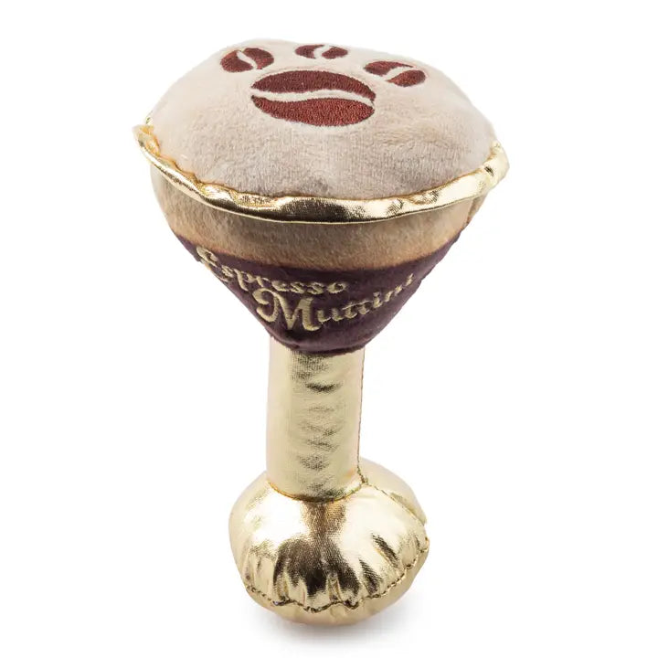 espresso muttini dog toy