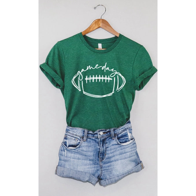 green gameday tee