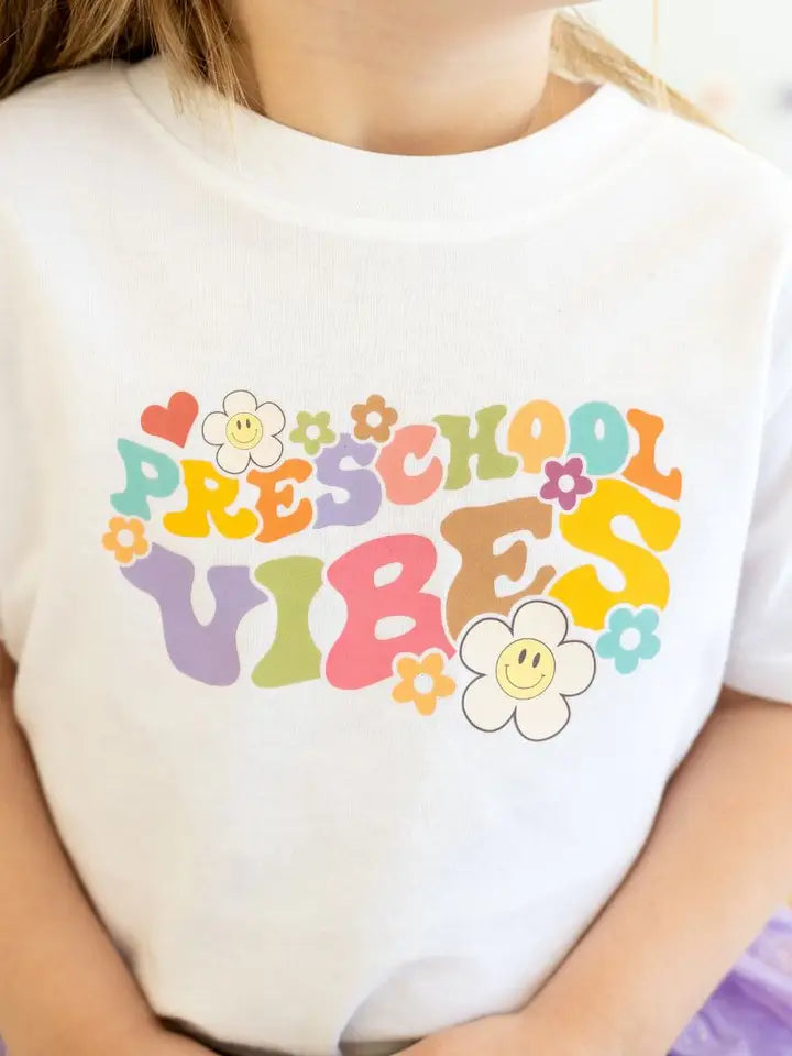 preschool retro short sleeve tee