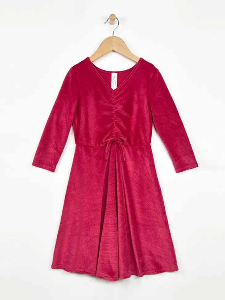 red velour cinched dress tween – Sugar-N-Spice Children's and Tween ...