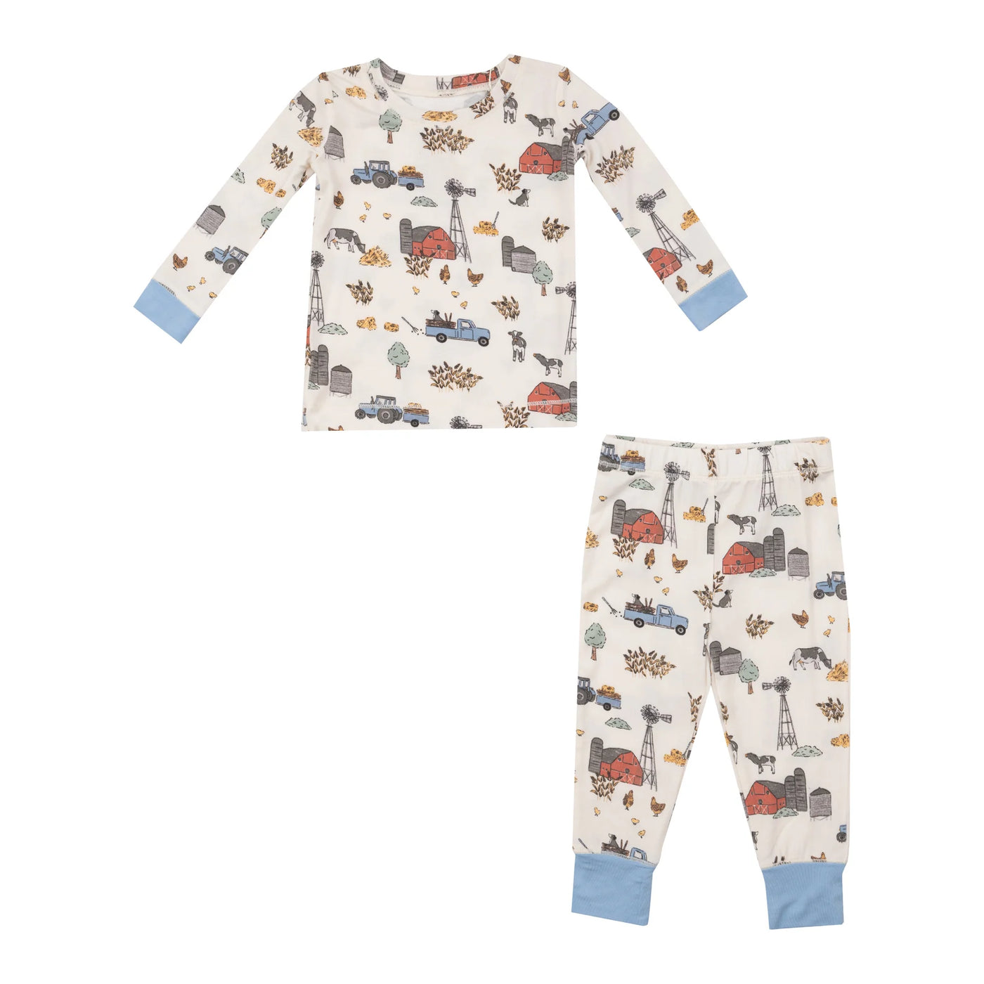 hay farmer blue ls loungewear set