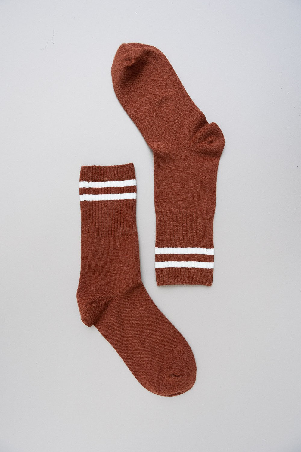 retro stripe wool blend socks