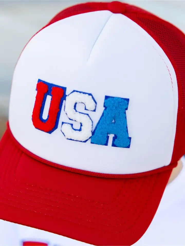 USA Patch Trucker Hat