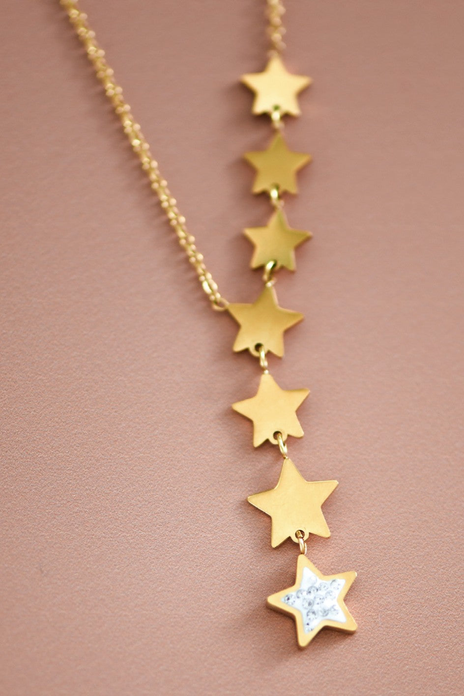 18k gold star necklace
