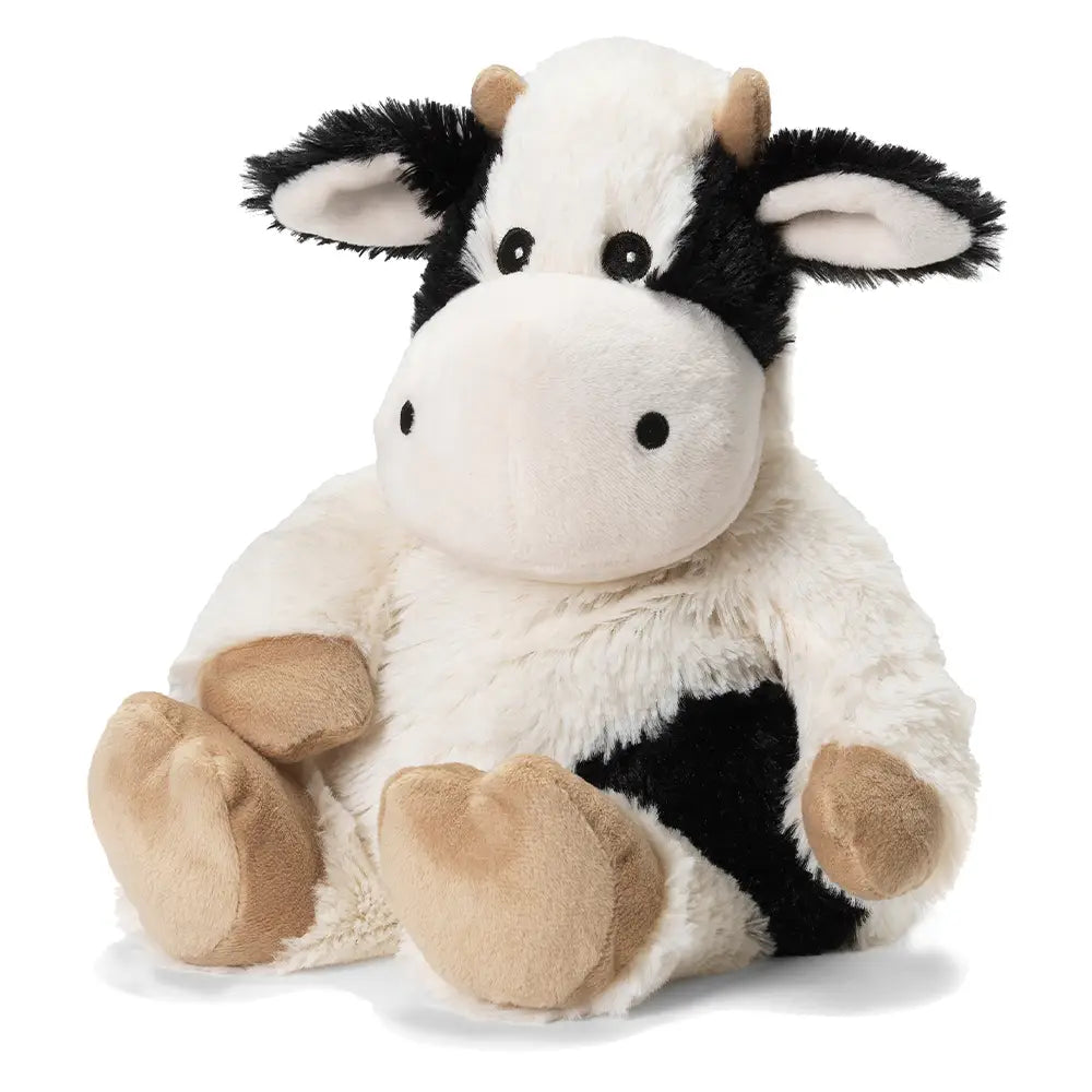 black and white cow warmies
