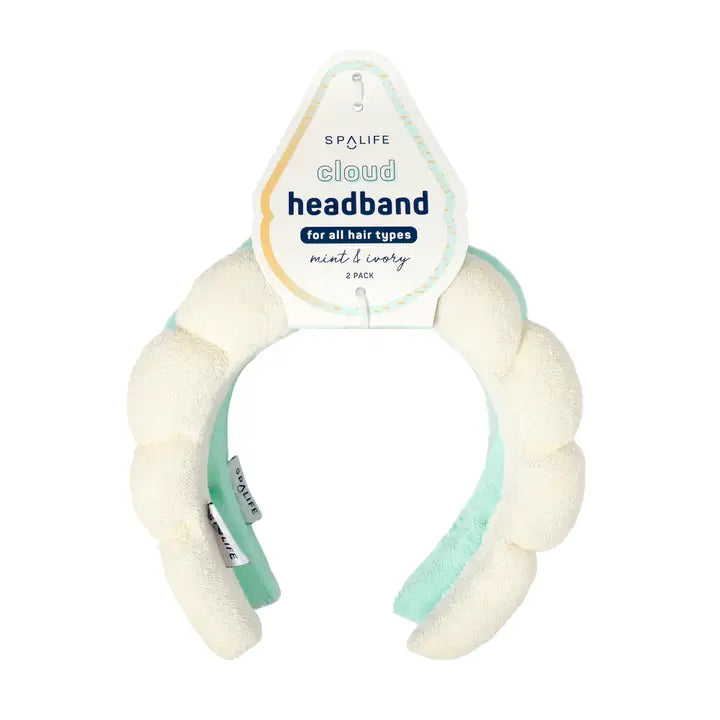 bubble skincare headbands 2 pack