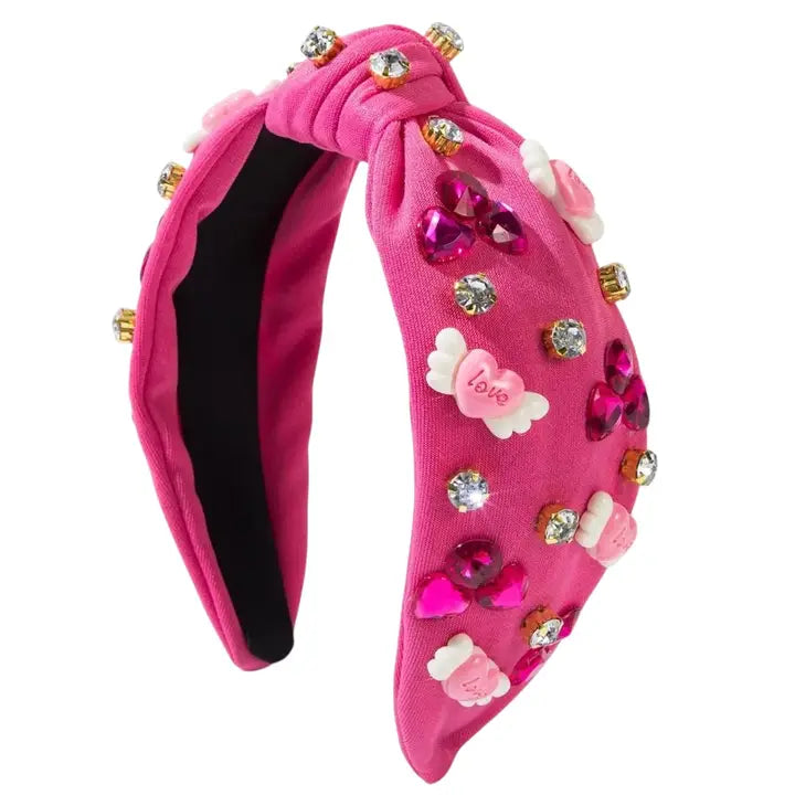 pink soaring love headband