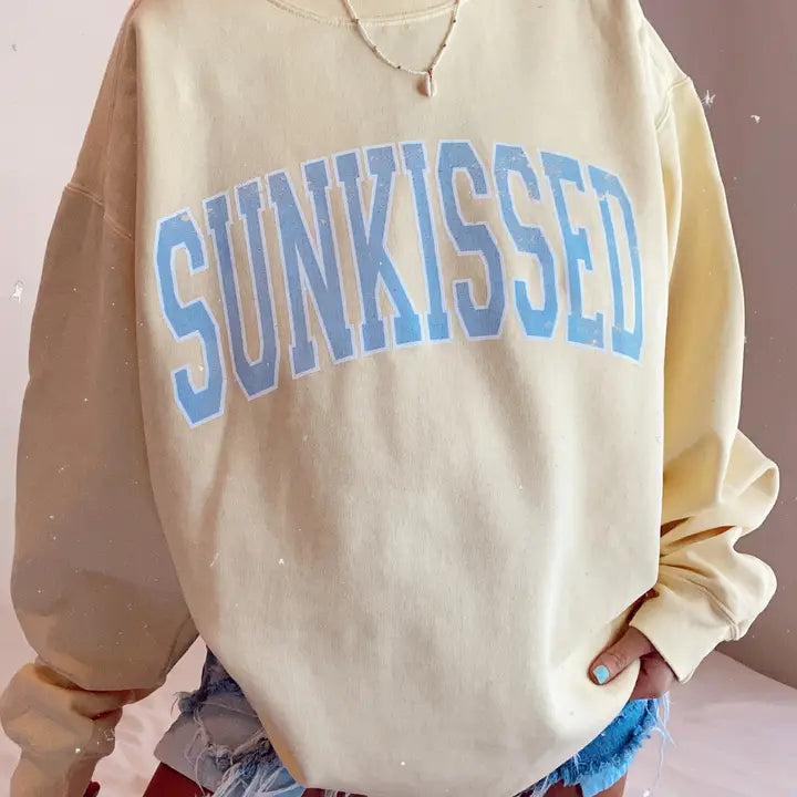 pineapple sunkissed coconut logo sweatshirt