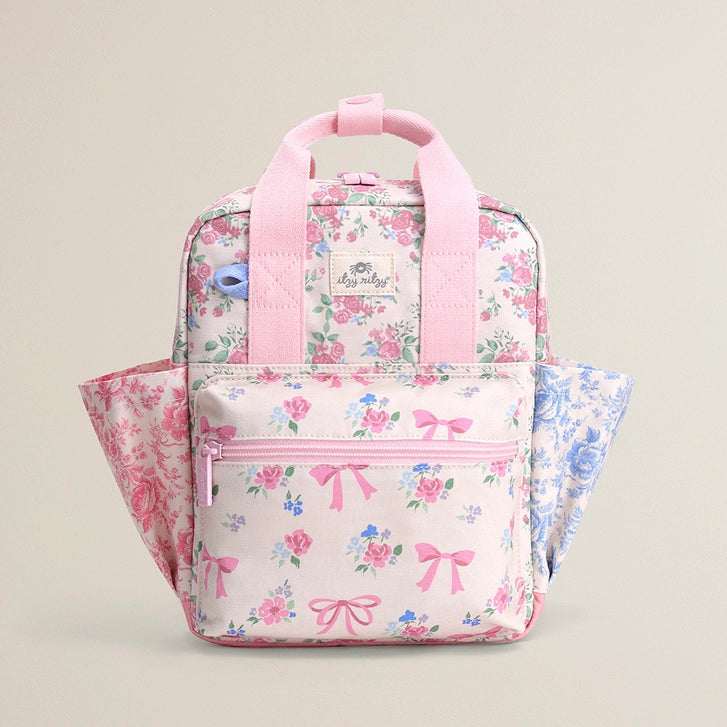 Itzy Bitzy ribbons and roses toddler backpack