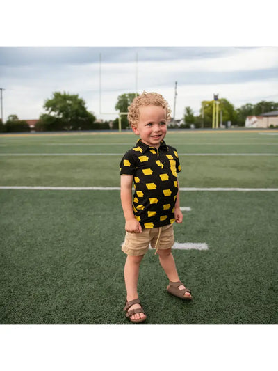 polo iowa black and gold