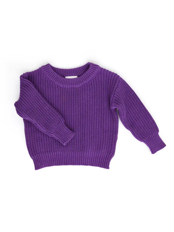 gigi and max light purple sweater