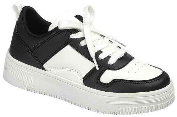 black/white rexx sneaker