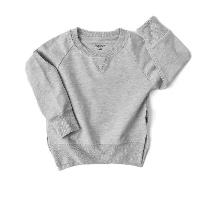 little bipsy grey pullover