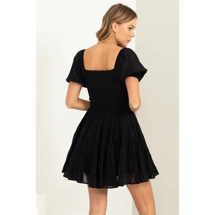 daily dream smocked black dress – Sugar-N-Spice Children's and Tween