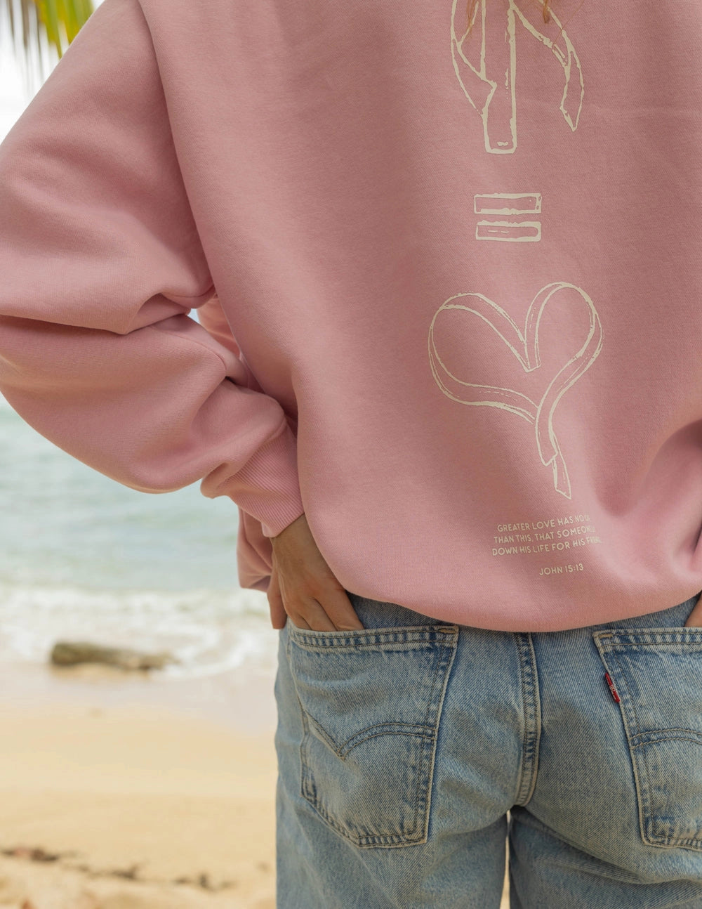 no greater love crewneck sweatshirt