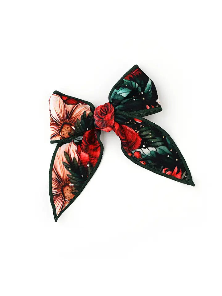 gigi and max gloria floral clip bow