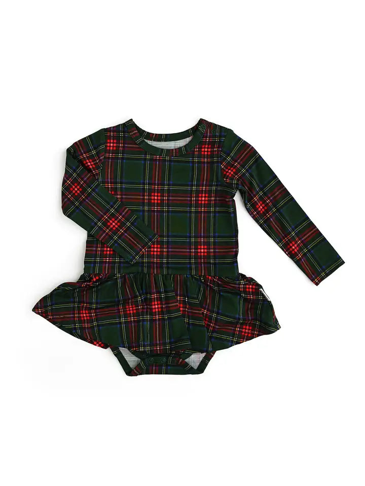 gigi and max kane tartan tutu romper