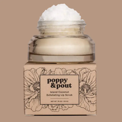 poppy and pout lip scrub