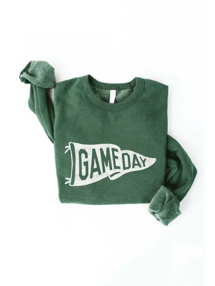 green game day sweatshirt