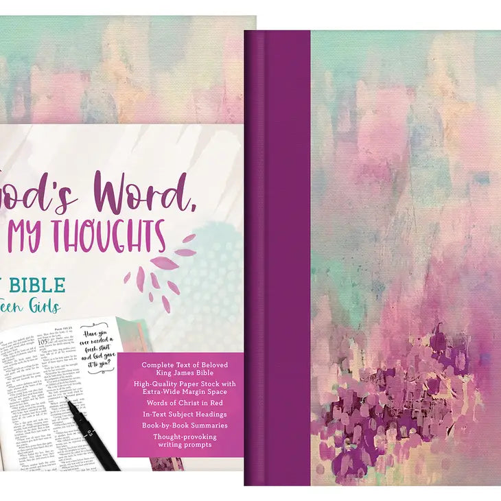 God's Word my thoughts kjv bible for teen girls