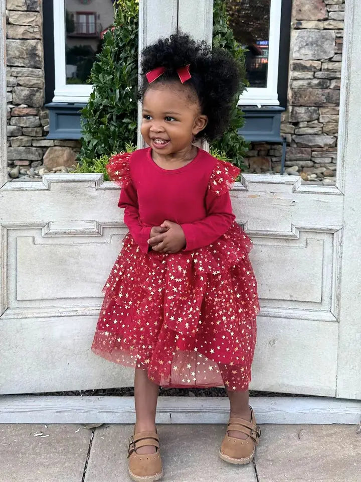 Scarlett Shimmer Christmas Long Sleeve Tutu Dress 5 Scarlett Shimmer Christmas Long Sleeve Tutu Dress 5