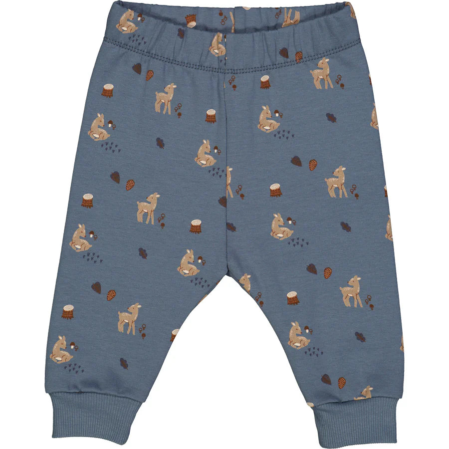 deer printed sweatpants