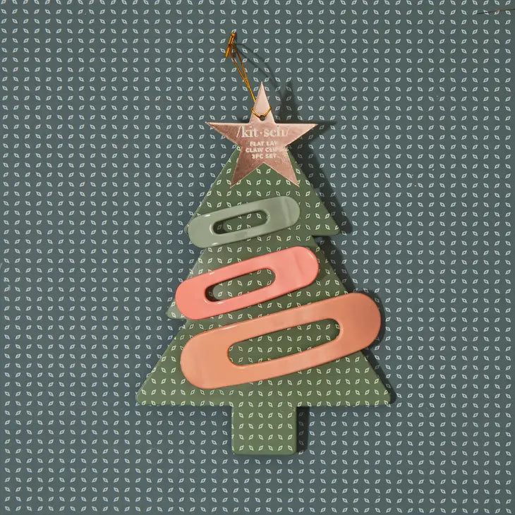 holiday recycled flat clips