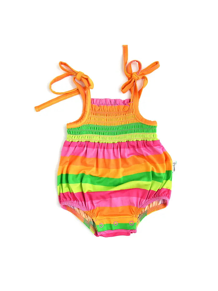 Bamboo Smocked Bubble Romper Clothes Stephanie