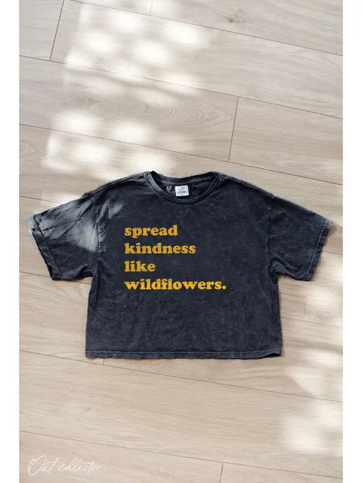 spread kindness crop tshirt