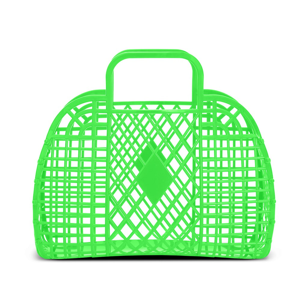 neon green large jelly bag