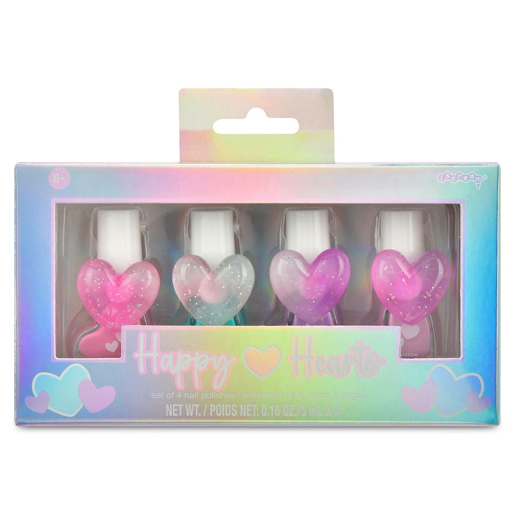 happy heart nail polish set