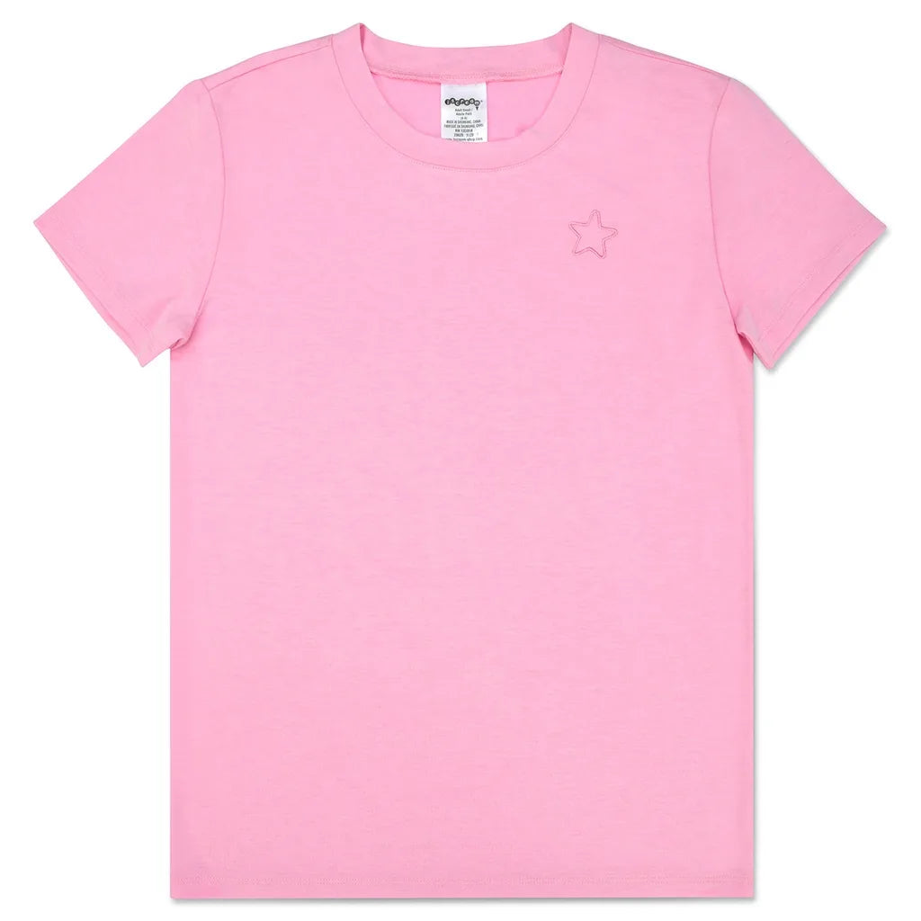 pink star tshirt