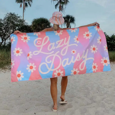 lazy daisy towel